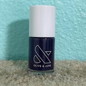 Olive & June Velvet Pouf